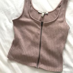 Small Express Muave Crop Top